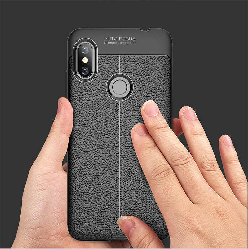 Xiaomi Redmi Note 6 Pro Kılıf Zore Niss Silikon Kapak Siyah