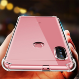 Xiaomi Redmi Note 6 Pro Kılıf Zore Nitro Anti Shock Silikon Renksiz