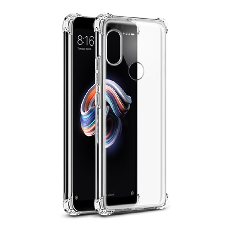 Xiaomi Redmi Note 6 Pro Kılıf Zore Nitro Anti Shock Silikon Renksiz