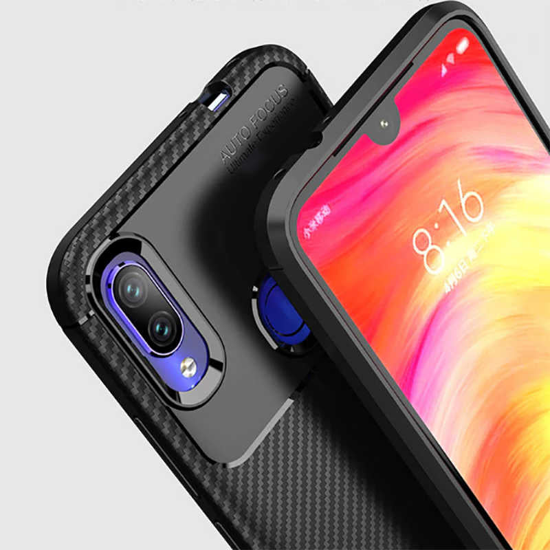Xiaomi Redmi Note 7 Kılıf Zore Negro Silikon Kapak Siyah