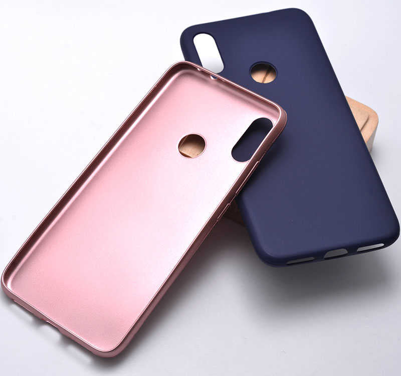 Xiaomi Redmi Note 7 Kılıf Zore Premier Silikon Kapak Saks Mavi