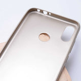 Xiaomi Redmi Note 7 Kılıf Zore Premier Silikon Kapak Gold
