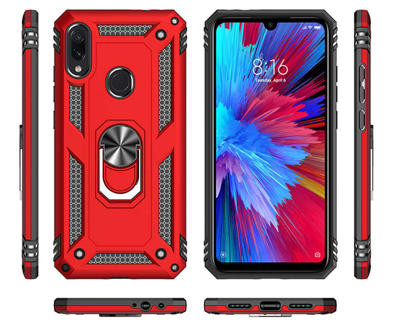 Xiaomi Redmi Note 7 Kılıf Zore Vega Kapak Gold