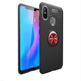 Xiaomi Redmi Note 7 Kılıf Zore Ravel Silikon Kapak Siyah-Rose Gold