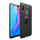 Xiaomi Redmi Note 7 Kılıf Zore Ravel Silikon Kapak Siyah-Rose Gold