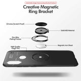 Xiaomi Redmi Note 7 Kılıf Zore Ravel Silikon Kapak Siyah-Rose Gold