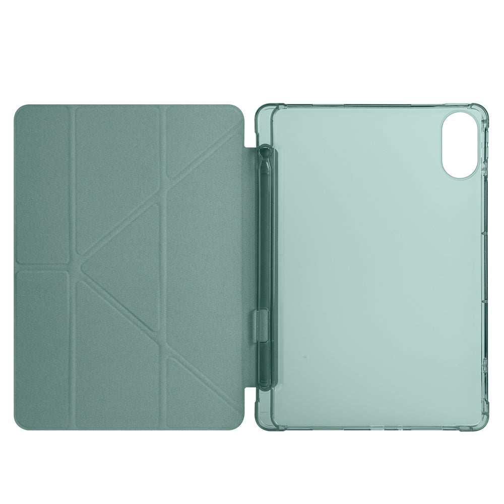 Xiaomi Redmi Pad 2 Kılıf Zore Tri Folding Kalem Bölmeli Standlı Kılıf Mor