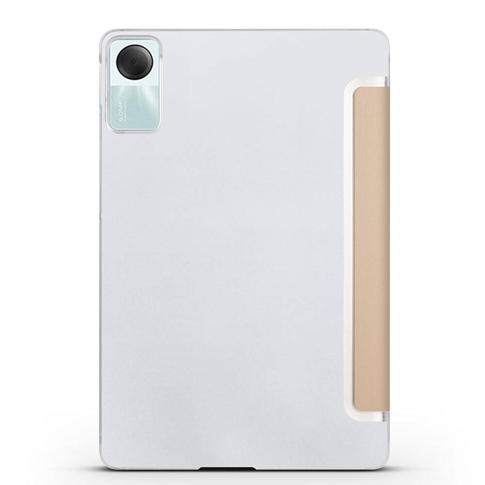 Xiaomi Redmi Pad SE 11" Zore Smart Cover Standlı 1-1 Kılıf Gri