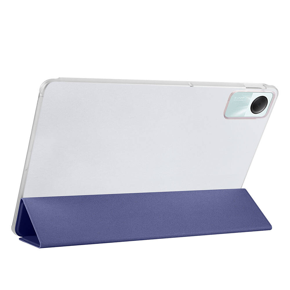 Xiaomi Redmi Pad SE 11" Zore Smart Cover Standlı 1-1 Kılıf Gri