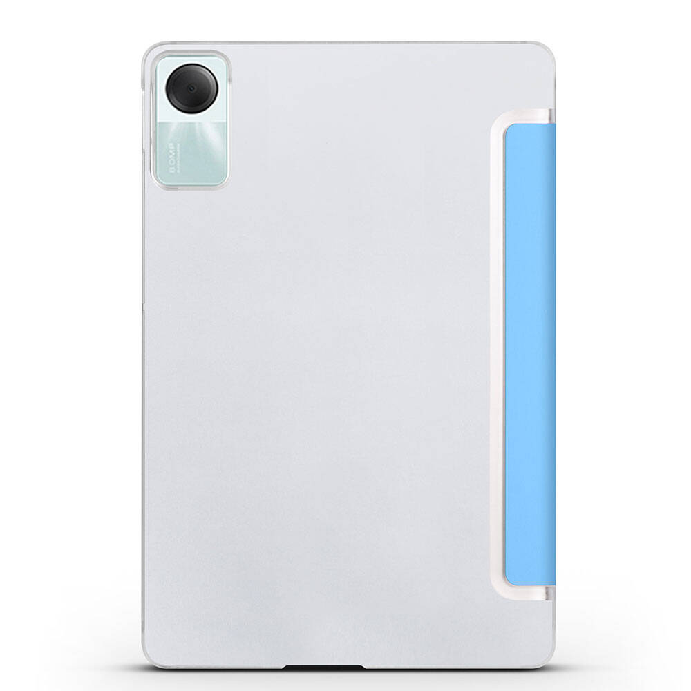 Xiaomi Redmi Pad SE 11" Zore Smart Cover Standlı 1-1 Kılıf Gri