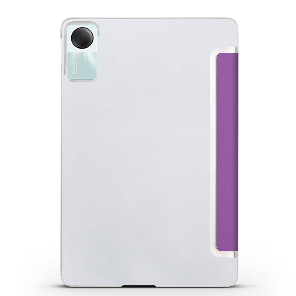 Xiaomi Redmi Pad SE 11" Zore Smart Cover Standlı 1-1 Kılıf Gri