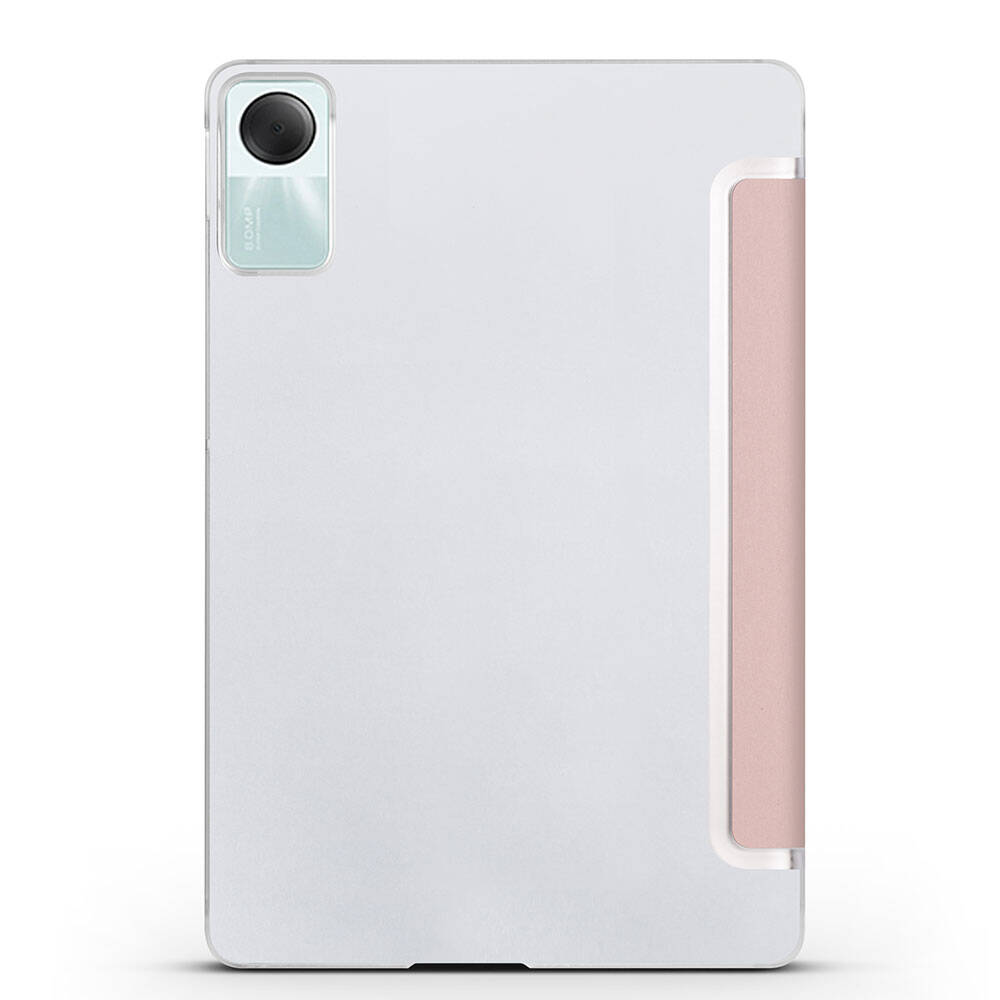 Xiaomi Redmi Pad SE 11" Zore Smart Cover Standlı 1-1 Kılıf Gri