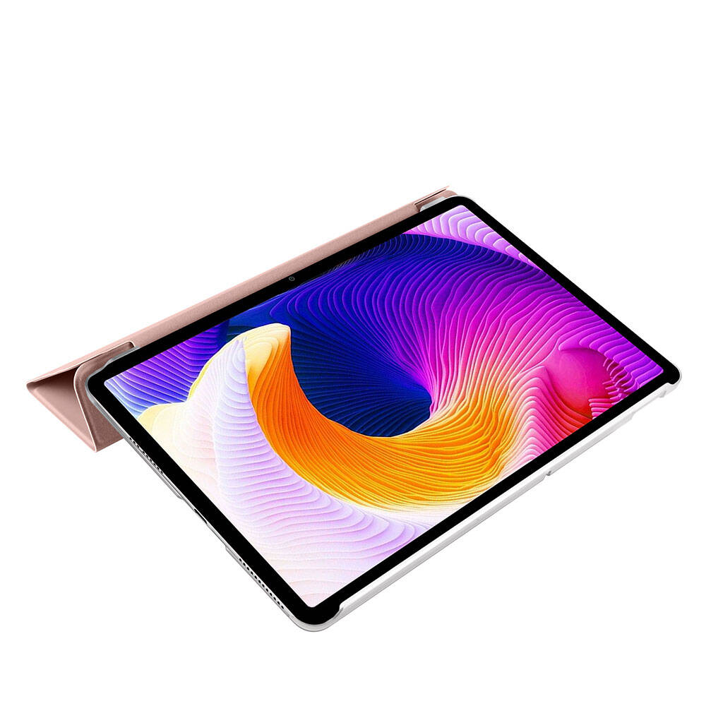Xiaomi Redmi Pad SE 11" Zore Smart Cover Standlı 1-1 Kılıf Gri