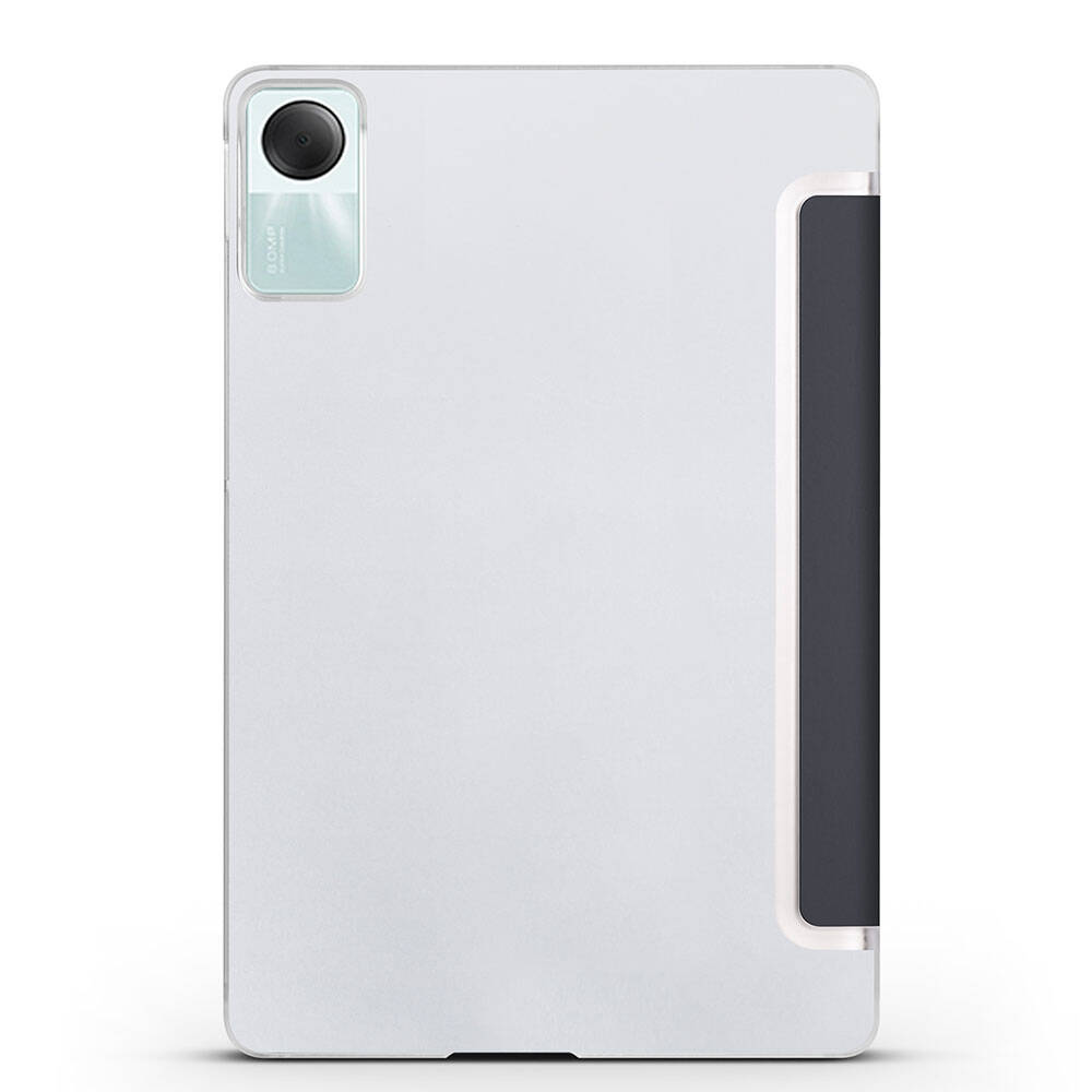 Xiaomi Redmi Pad SE 11" Zore Smart Cover Standlı 1-1 Kılıf Gri