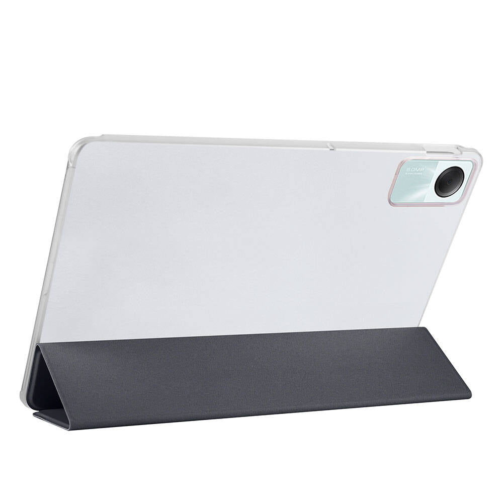 Xiaomi Redmi Pad SE 11" Zore Smart Cover Standlı 1-1 Kılıf Gri