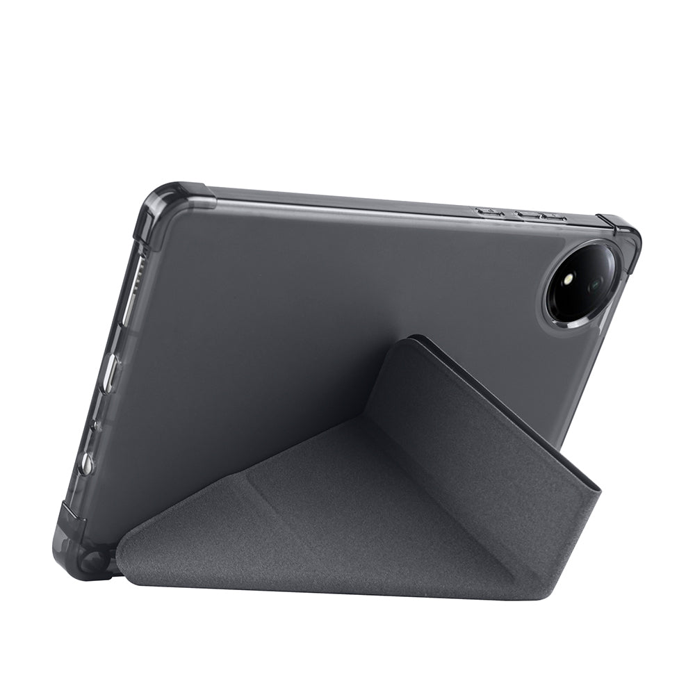 Xiaomi Redmi Pad SE 8.7 Kılıf Zore Tri Folding Kalem Bölmeli Standlı Kılıf Siyah