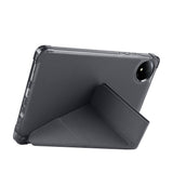 Xiaomi Redmi Pad SE 8.7 Kılıf Zore Tri Folding Kalem Bölmeli Standlı Kılıf Siyah