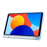 Xiaomi Redmi Pad SE 8.7 Kılıf Zore Tri Folding Kalem Bölmeli Standlı Kılıf Rose Gold