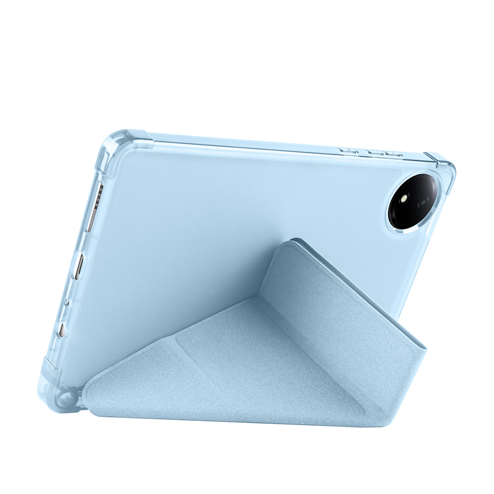Xiaomi Redmi Pad SE 8.7 Kılıf Zore Tri Folding Kalem Bölmeli Standlı Kılıf Rose Gold