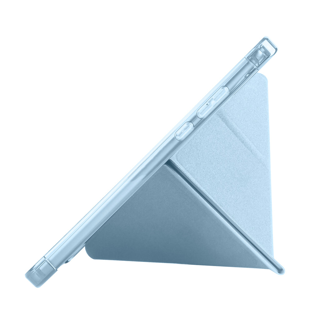 Xiaomi Redmi Pad SE 8.7 Kılıf Zore Tri Folding Kalem Bölmeli Standlı Kılıf Koyu Yeşil
