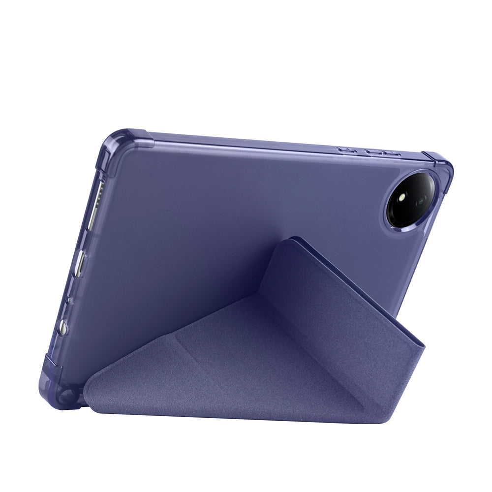 Xiaomi Redmi Pad SE 8.7 Kılıf Zore Tri Folding Kalem Bölmeli Standlı Kılıf Siyah