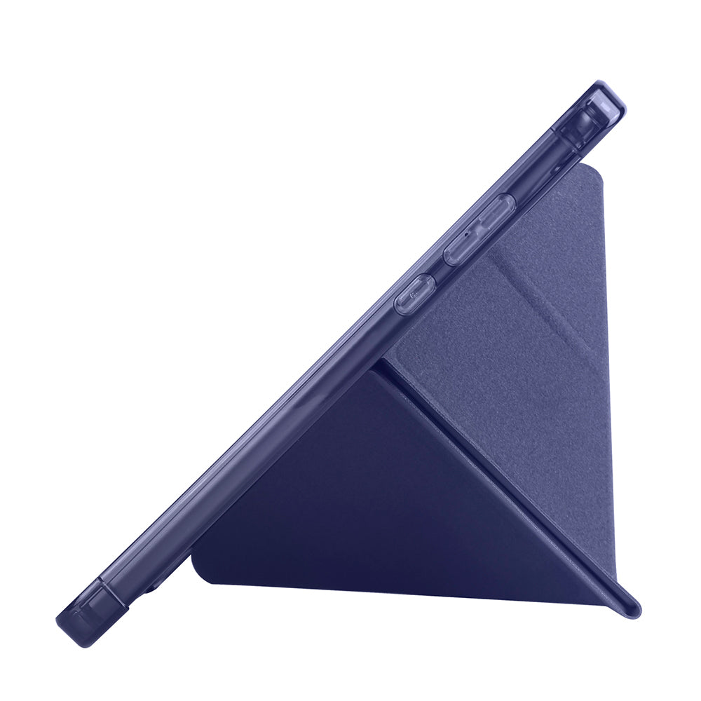 Xiaomi Redmi Pad SE 8.7 Kılıf Zore Tri Folding Kalem Bölmeli Standlı Kılıf Koyu Yeşil