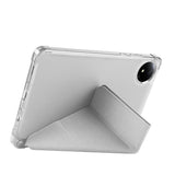 Xiaomi Redmi Pad SE 8.7 Kılıf Zore Tri Folding Kalem Bölmeli Standlı Kılıf Rose Gold