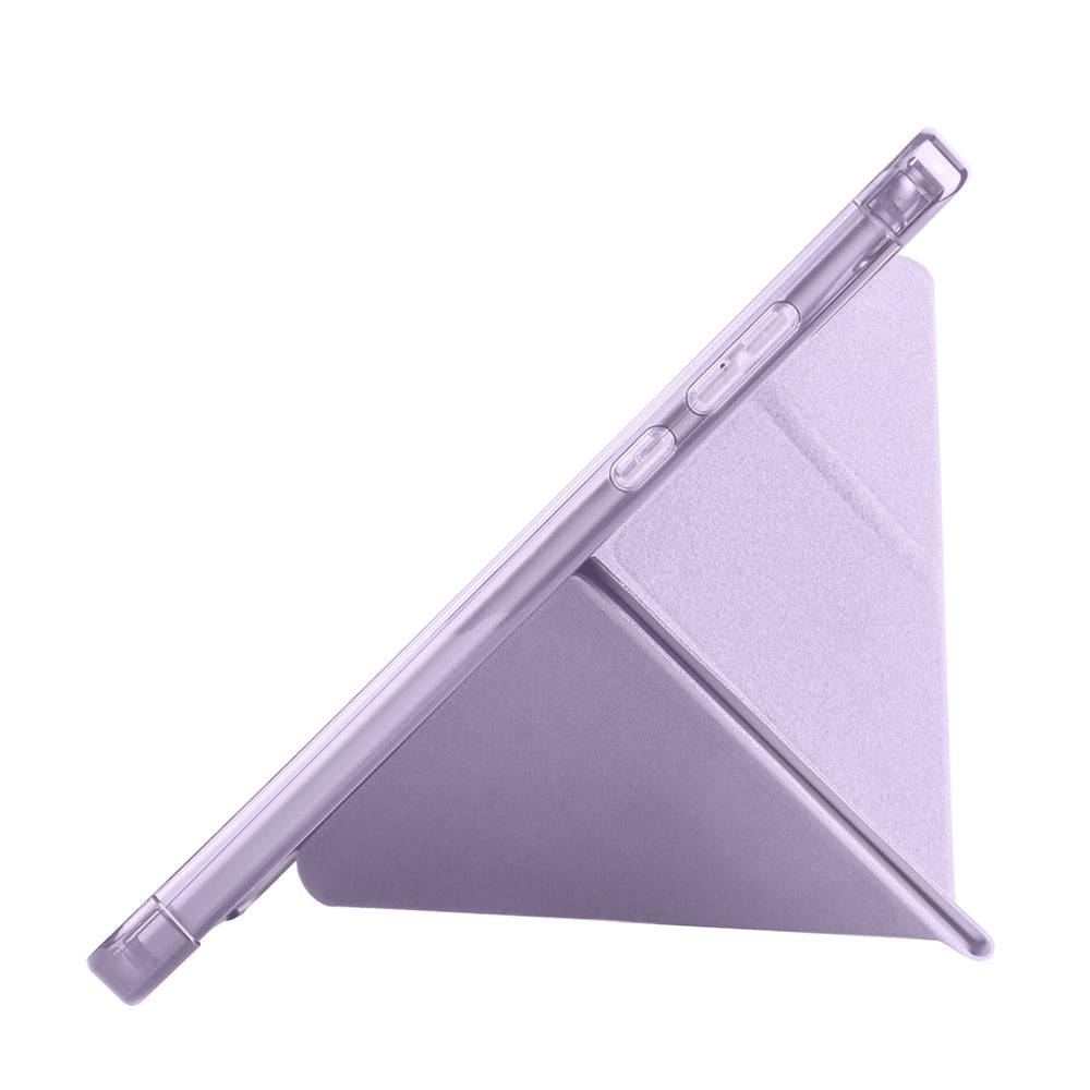 Xiaomi Redmi Pad SE 8.7 Kılıf Zore Tri Folding Kalem Bölmeli Standlı Kılıf Mavi