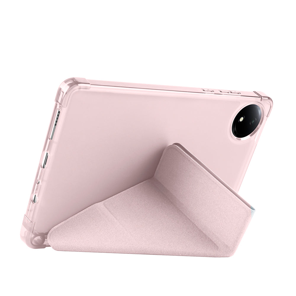 Xiaomi Redmi Pad SE 8.7 Kılıf Zore Tri Folding Kalem Bölmeli Standlı Kılıf Koyu Yeşil