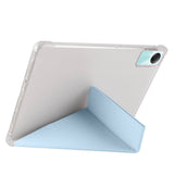 Xiaomi Redmi Pad SE Kılıf Zore Tri Folding Kalem Bölmeli Standlı Kılıf Mor
