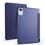 Xiaomi Redmi Pad SE Kılıf Zore Tri Folding Kalem Bölmeli Standlı Kılıf Siyah