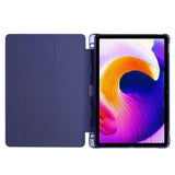 Xiaomi Redmi Pad SE Kılıf Zore Tri Folding Kalem Bölmeli Standlı Kılıf Lacivert