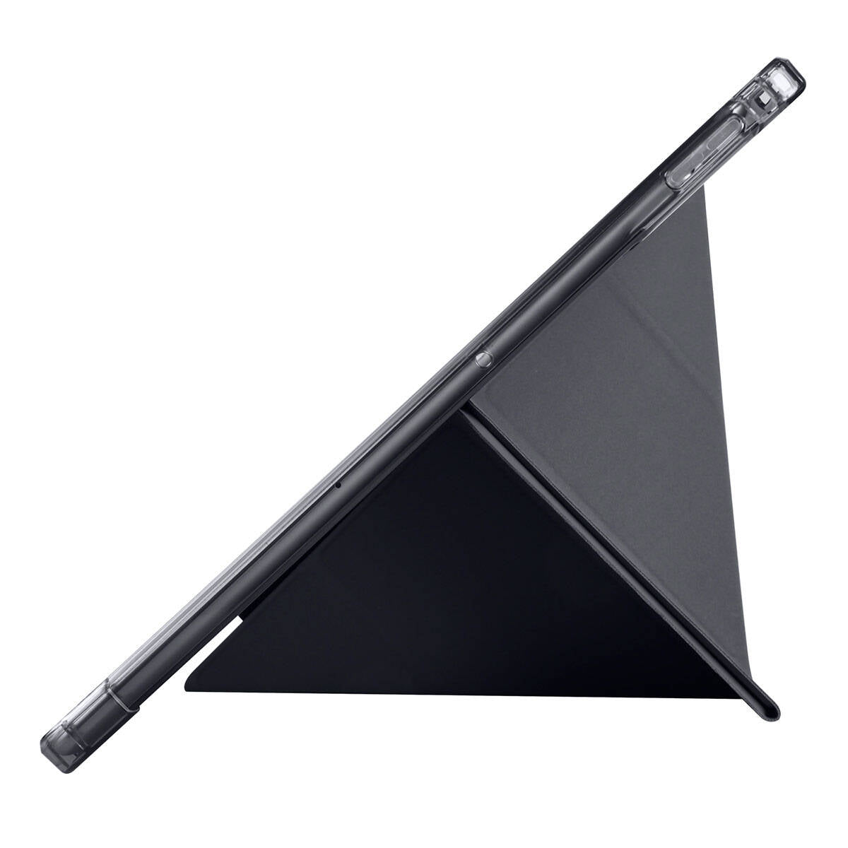 Xiaomi Redmi Pad SE Kılıf Zore Tri Folding Kalem Bölmeli Standlı Kılıf Koyu Yeşil