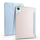 Xiaomi Redmi Pad SE Kılıf Zore Tri Folding Kalem Bölmeli Standlı Kılıf Kırmızı