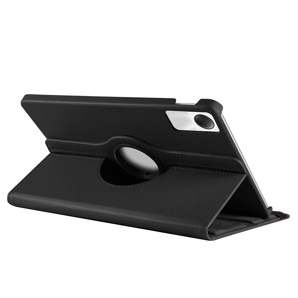 Xiaomi Redmi Pad SE Zore Dönebilen Standlı Kılıf Kırmızı