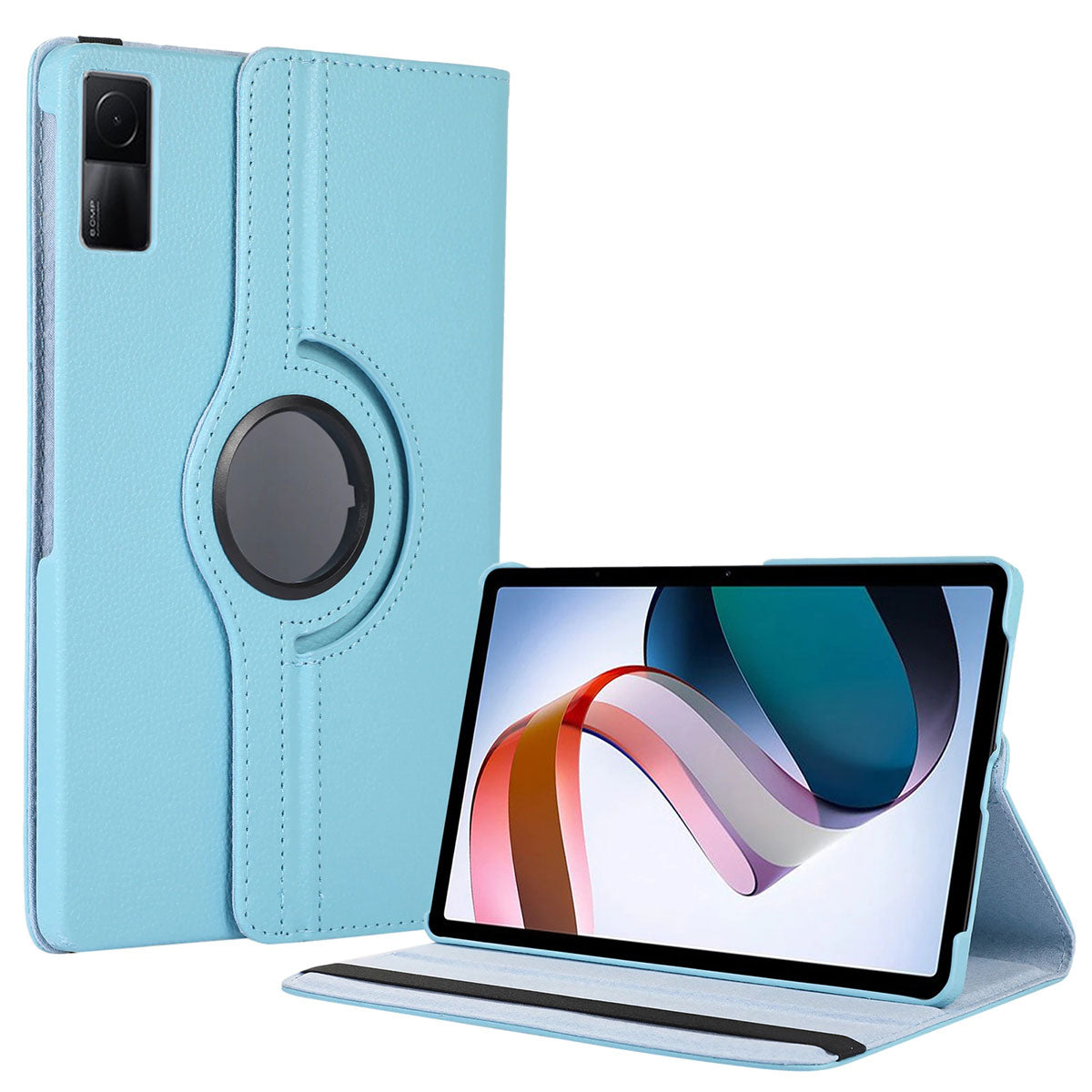 Xiaomi Redmi Pad Zore Dönebilen Standlı Kılıf Mavi