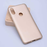 Xiaomi Redmi S2 Kılıf Zore Premier Silikon Kapak Gold