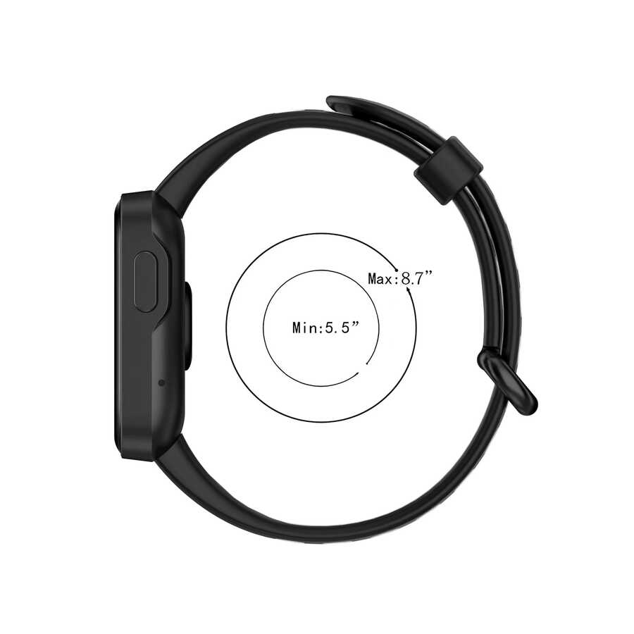 Xiaomi Redmi Watch 2 Lite KRD-02 Silikon Kordon Petrol Yeşil-Beyaz