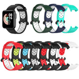 Xiaomi Redmi Watch 2 Lite KRD-02 Silikon Kordon Beyaz-Kırmızı