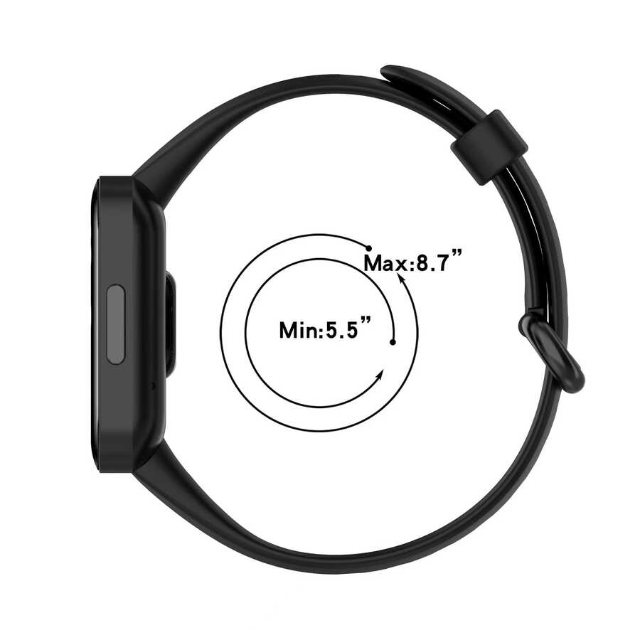 Xiaomi Redmi Watch 2 Lite Zore Klasik Kordon Kırmızı