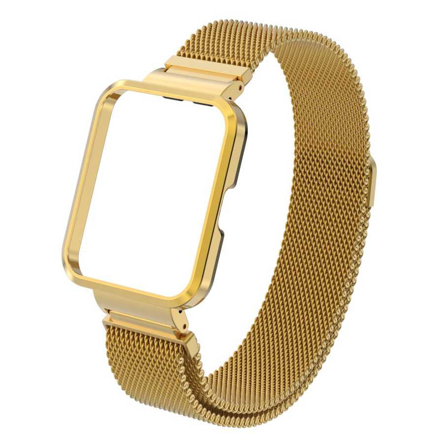 Xiaomi Redmi Watch 2 Lite Zore KRD-58 Metal Kordon Pembe Açık