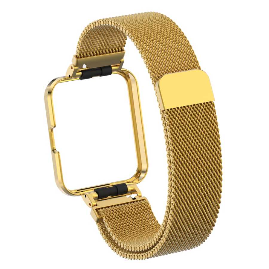 Xiaomi Redmi Watch 2 Lite Zore KRD-58 Metal Kordon Pembe