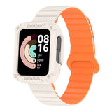 Xiaomi Redmi Watch 2 Silikon Kordon Zore KRD-105 Strap Kayış Starlight-Turuncu