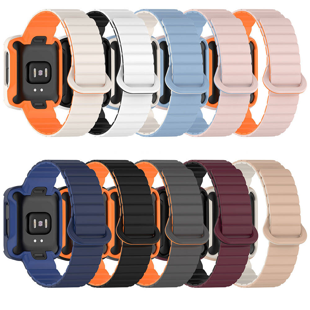 Xiaomi Redmi Watch 2 Silikon Kordon Zore KRD-105 Strap Kayış Mavi-Starlight