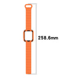Xiaomi Redmi Watch 2 Silikon Kordon Zore KRD-105 Strap Kayış Siyah-Turuncu