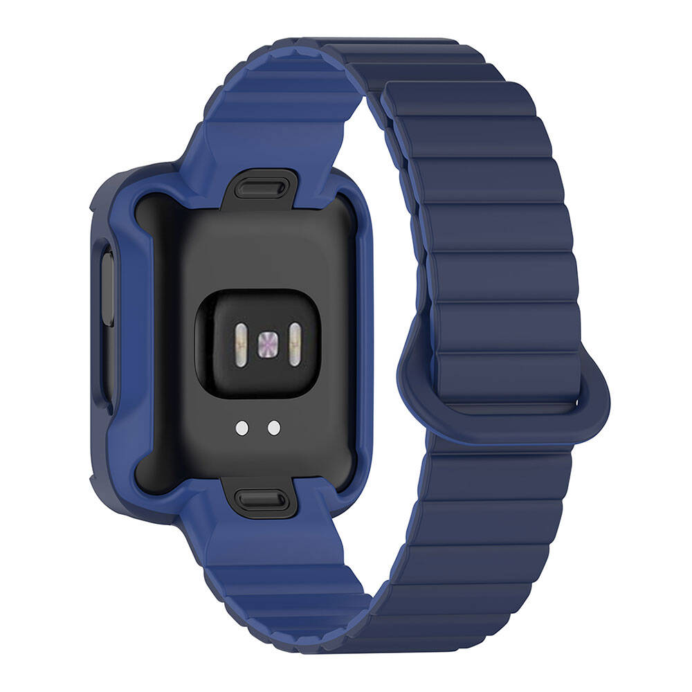 Xiaomi Redmi Watch 2 Silikon Kordon Zore KRD-105 Strap Kayış Mavi-Starlight