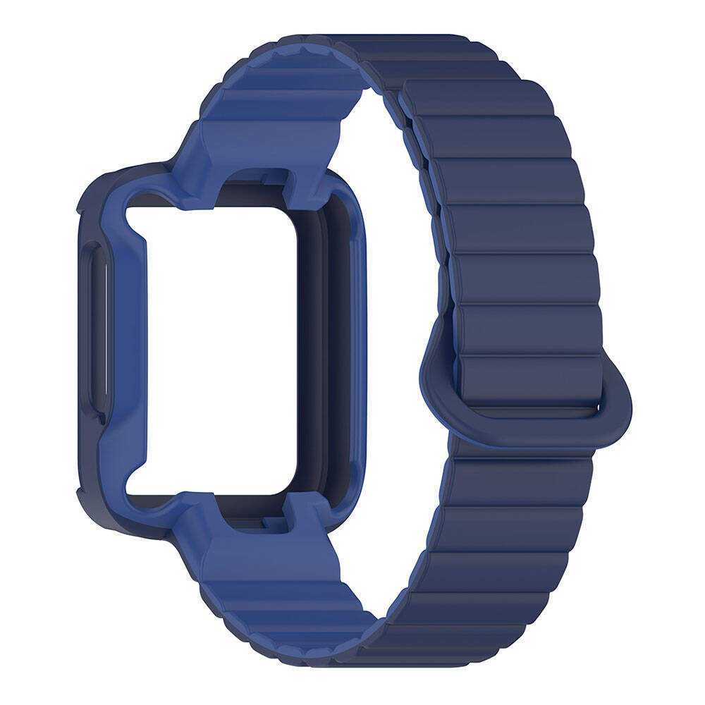 Xiaomi Redmi Watch 2 Silikon Kordon Zore KRD-105 Strap Kayış Mavi-Starlight