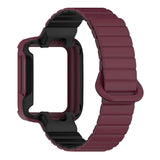 Xiaomi Redmi Watch 2 Silikon Kordon Zore KRD-105 Strap Kayış Beyaz-Siyah