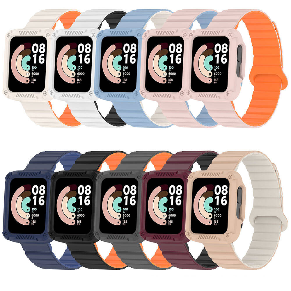 Xiaomi Redmi Watch 2 Silikon Kordon Zore KRD-105 Strap Kayış Mavi-Starlight
