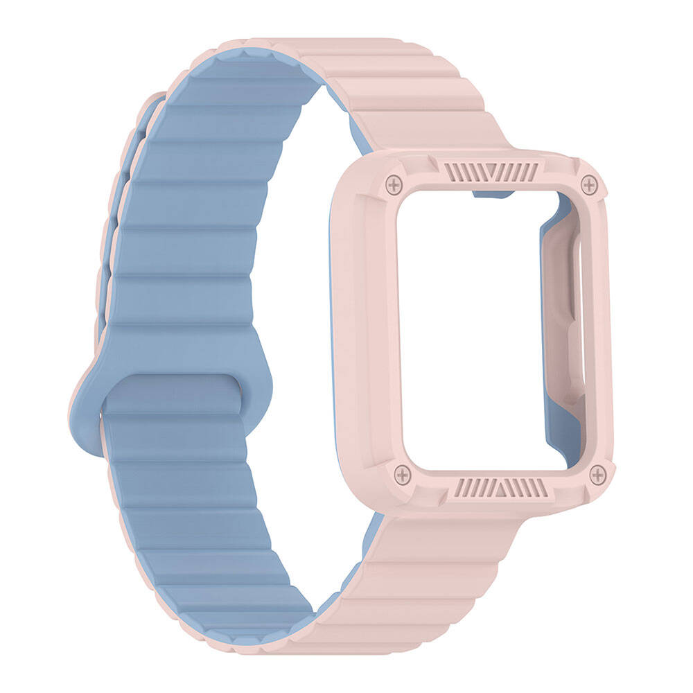 Xiaomi Redmi Watch 2 Silikon Kordon Zore KRD-105 Strap Kayış Mavi-Starlight